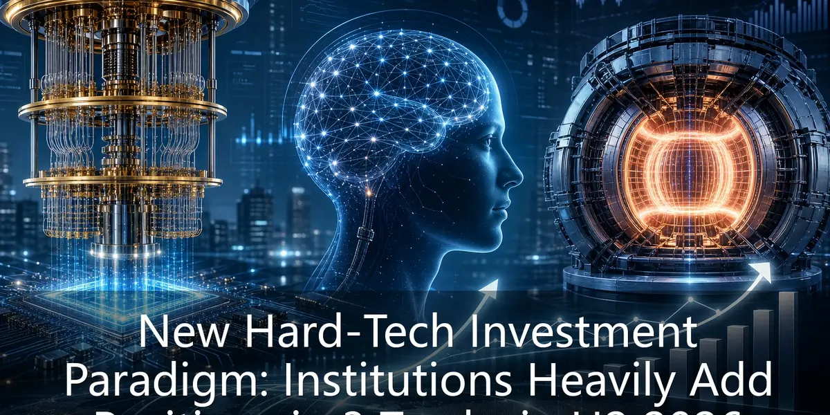 New Hard-Tech Investment Paradigm: Institutions Heavily Add Positions in 3 Tracks in H2 2026