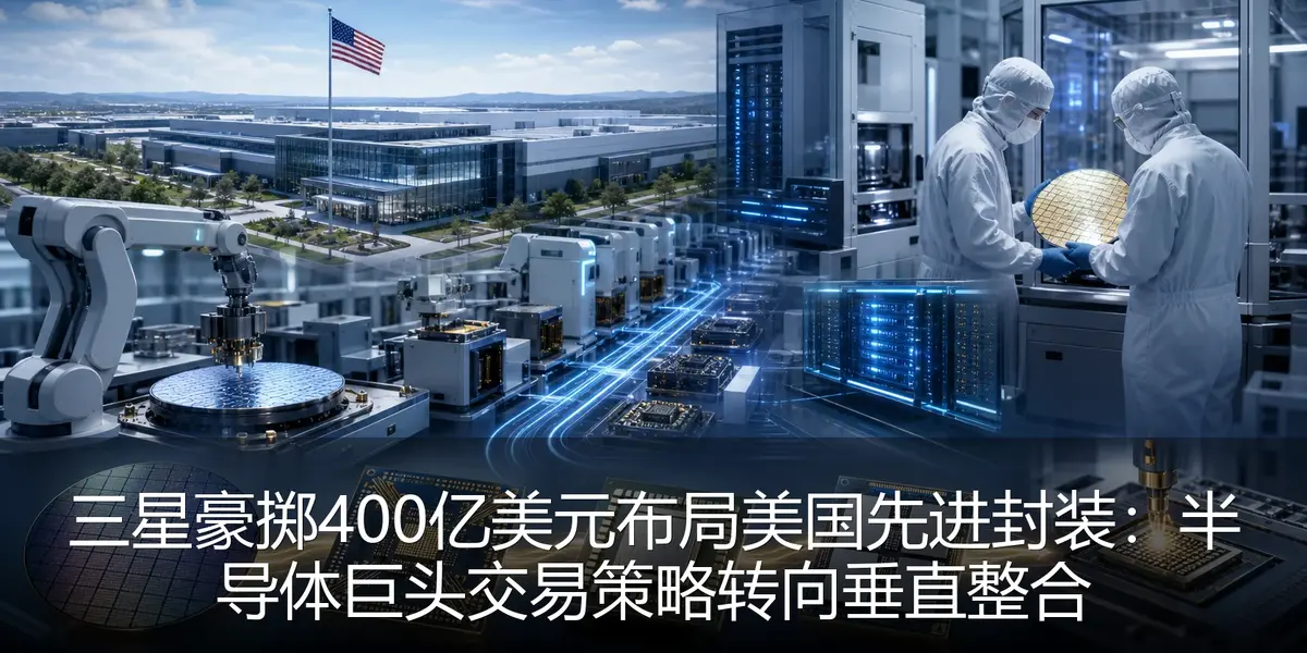 三星豪掷400亿美元布局美国先进封装：半导体巨头交易策略转向垂直整合