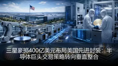 三星豪掷400亿美元布局美国先进封装：半导体巨头交易策略转向垂直整合