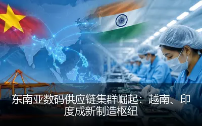 东南亚数码供应链集群崛起：越南、印度成新制造枢纽
