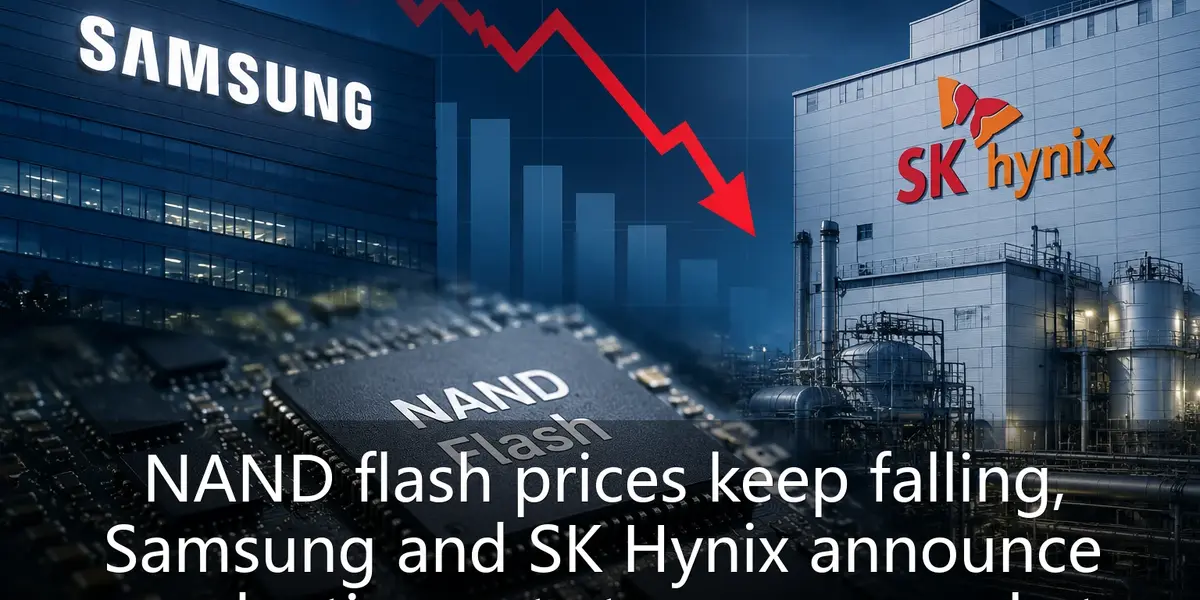 NAND flash prices keep falling, Samsung and SK Hynix announce production cuts to rescue market