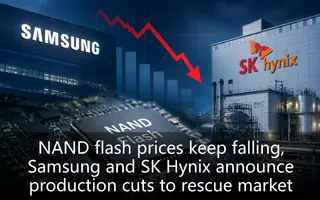 NAND flash prices keep falling, Samsung and SK Hynix announce production cuts to rescue market