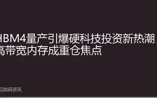 HBM4量产引爆硬科技投资新热潮，高带宽内存成重仓焦点