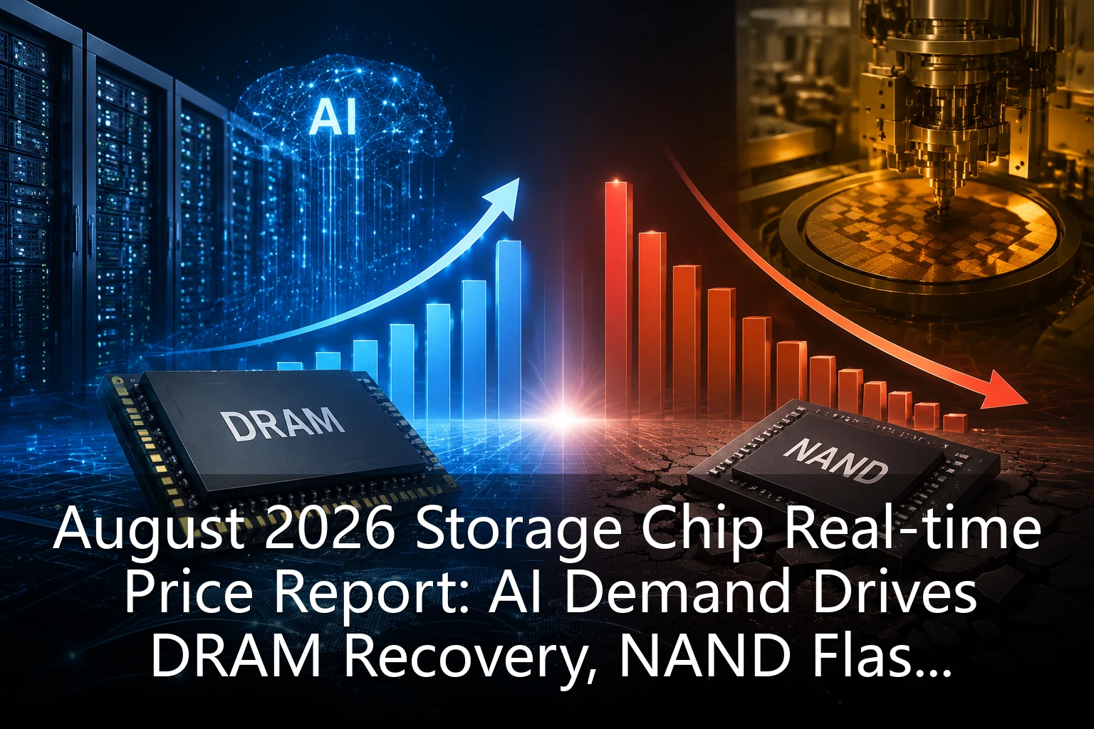 August 2026 Storage Chip Real-time Price Report: AI Demand Drives DRAM Recovery, NAND Flash Continues to Bottom Out