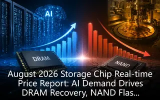 August 2026 Storage Chip Real-time Price Report: AI Demand Drives DRAM Recovery, NAND Flash Continues to Bottom Out