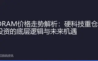 DRAM价格走势解析：硬科技重仓投资的底层逻辑与未来机遇