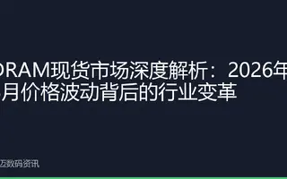 DRAM现货市场深度解析：2026年8月价格波动背后的行业变革