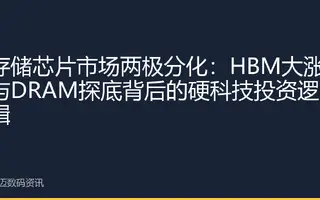 存储芯片市场两极分化：HBM大涨与DRAM探底背后的硬科技投资逻辑