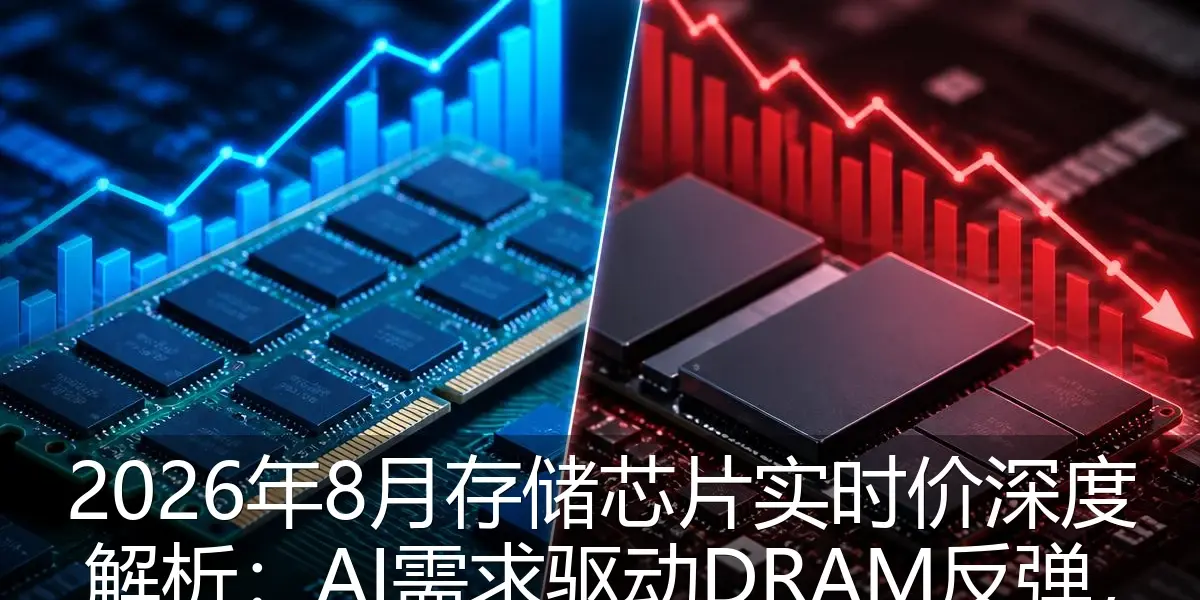 2026年8月存储芯片实时价深度解析：AI需求驱动DRAM反弹，NAND闪存持续探底