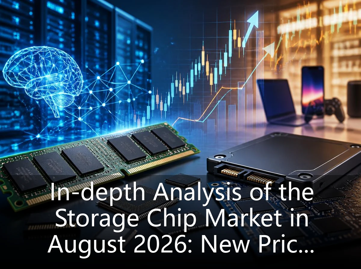 In-depth Analysis of the Storage Chip Market in August 2026: New Price Landscape Driven by AI and Consumer Electronics Diversification