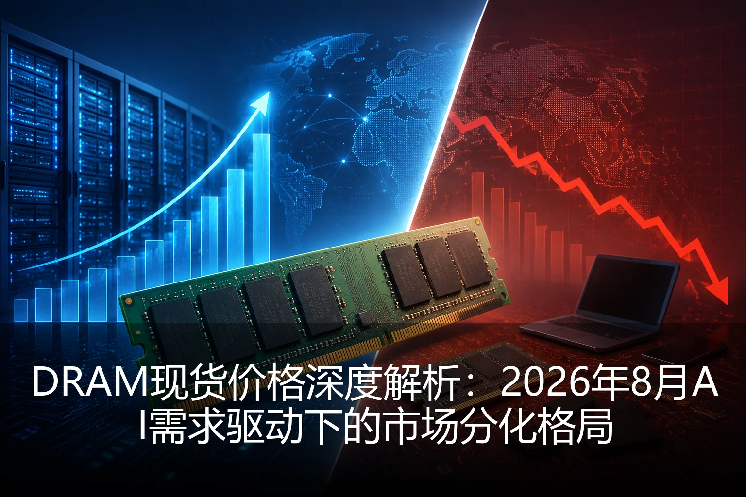 DRAM现货价格深度解析：2026年8月AI需求驱动下的市场分化格局