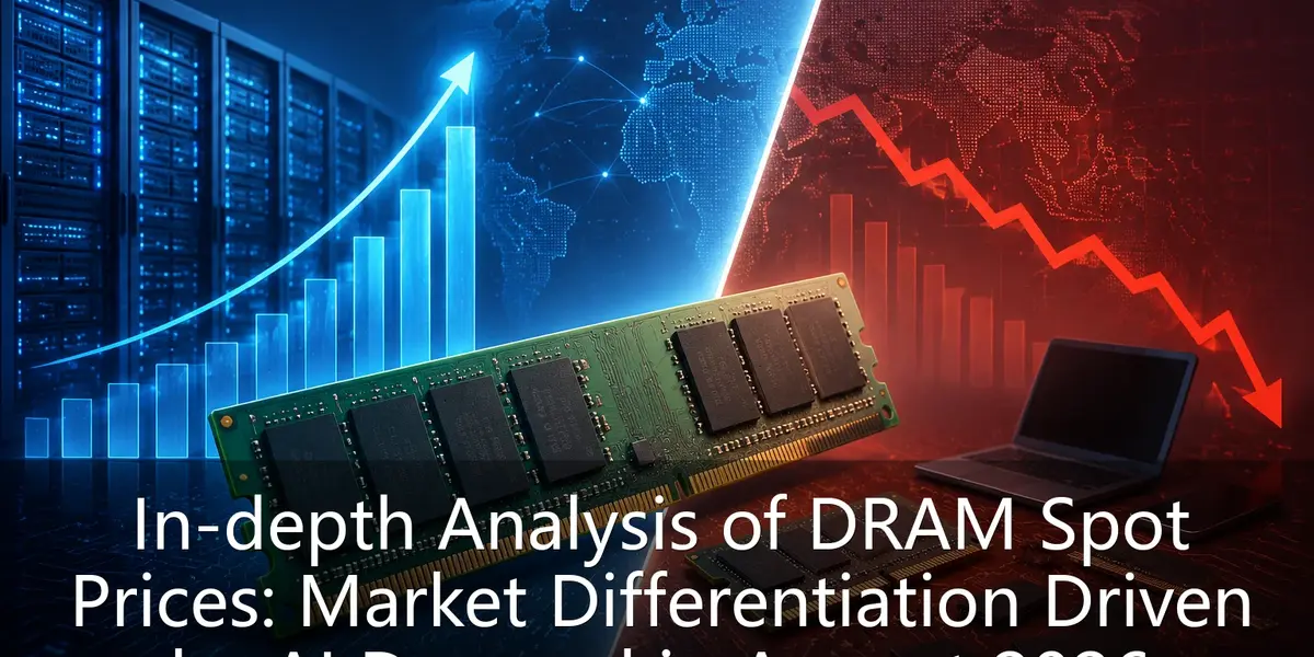 In-depth Analysis of DRAM Spot Prices: Market Differentiation Driven by AI Demand in August 2026