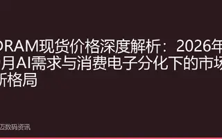 DRAM现货价格深度解析：2026年9月AI需求与消费电子分化下的市场新格局