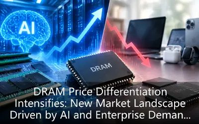 DRAM Price Differentiation Intensifies: New Market Landscape Driven by AI and Enterprise Demand in September 2026