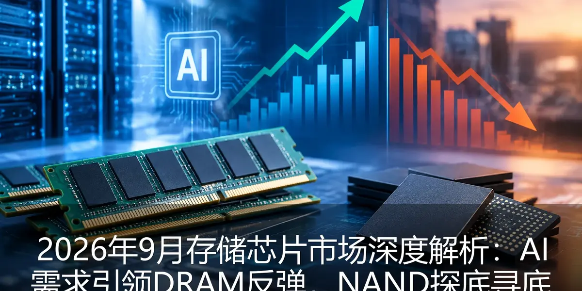 2026年9月存储芯片市场深度解析:AI需求引领DRAM反弹,NAND探底寻底