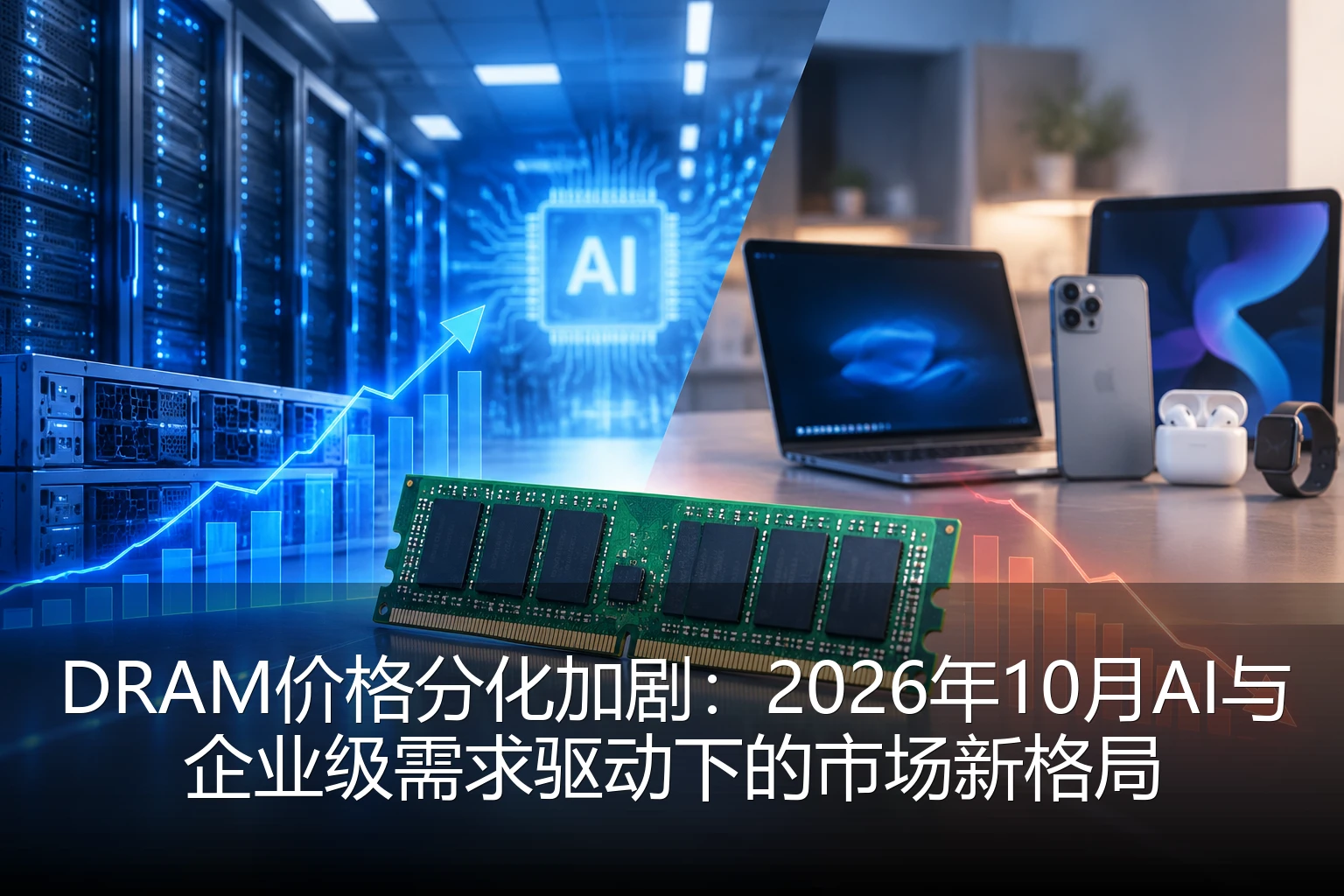 DRAM价格分化加剧：2026年10月AI与企业级需求驱动下的市场新格局